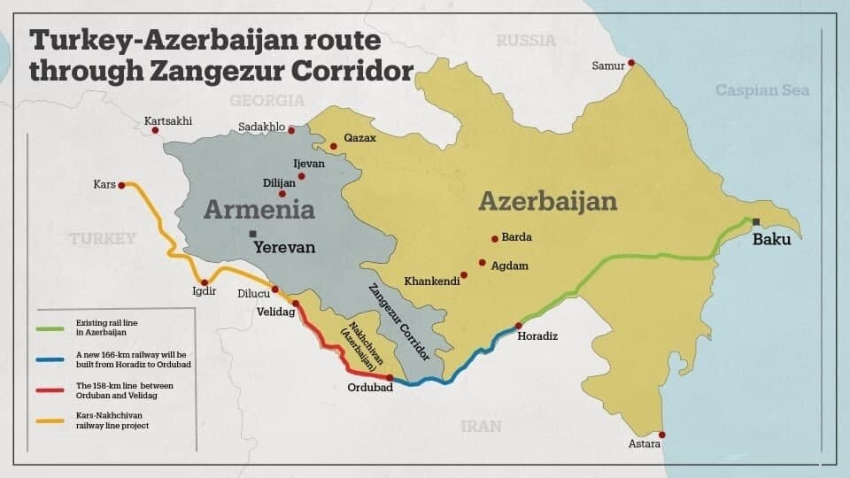 Зангезурский коридор вреден как для Армении, так и для Ирана. Собхани